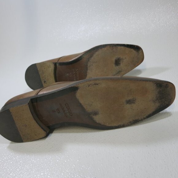 Massimo Matteo Cap Toe Leather Dress Oxfords Men's Footwear Italy Sz 10.5 M - Picture 6 of 7